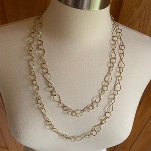 TALBOTS - Double Layer Necklace - NEW without Tags